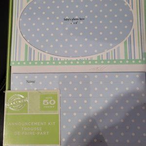 NWT Baby Boy Birth Announcement